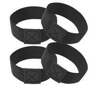 FUNOMOCYA 2 Paare Elastische Schnürsenkel Fixierbänder für Fußballschuhe Verstellbare Anti-locker Bänder für Erwachsene und Rutschfeste Schnürbandhalter für Besseren Halt und Ballkontrolle