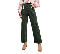 FUPODD Damen Cordhose Gerades Bein Schlupfhose High Waist Seniorenhosen Business Büro Arbeits Hosen Frauen Breitcord Damenhose Wide Leg Freizeithose Mit Taschen Chino Hose Cordjeans Cord Cargohose