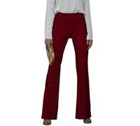 FUPODD Damen Paillettenhosen Glänzende Schlaghosen Hohe Taille Schlank Weites Bein Glockenboden Hosen Frauen Glitzer Hose Vintage 80s Party Freizeithose Festival Glitzerhosen Clubwear