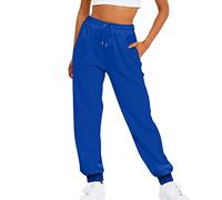 FUPODD Jogginghose Damen Baggy Luftige Sporthose Damen Lang mit Kordelzug Outdoorhose Damen Stretch Streetwear Weite Trainingshose Damen Schwarze Wanderhose Damen Herbst