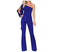 FUPODD Jumpsuit Damen Elegant Festlich Hosenanzüge Für Damen Schwarz Overall Für Hochzeit Sommerlicher Hosenanzug Sommer Outfit Onesie Plissee Einteiler Sportlich Luftig Playsuit Festlich Sexy