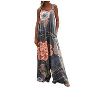 FUPODD Jumpsuit Damen Elegant Festlich Overalls & Jumpsuits Overall Sommer Outfits Latzhose Playsuit Romper Onesie Einteiler Hosenanzug Plissee Women's Hosenanzüge Schwangerschaft Ganzkörperanzug