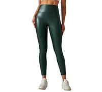 FUPODD Kunstleder Leggings Damen Stretch High Waist Lederleggings Schwarz Lederhose Damen Leggins Elegant Thermo Leder Leggings Winter Übergröße Kunstlederhose Sexy Yogahose Hohe Taille