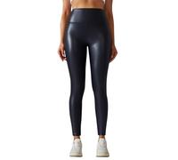 FUPODD Kunstleder Leggings Damen Stretch High Waist Lederleggings Schwarz Lederhose Damen Leggins Elegant Thermo Leder Leggings Winter Übergröße Kunstlederhose Sexy Yogahose Hohe Taille