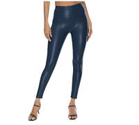 FUPODD Lederhose Damen High Waist Lederhose Damen Oktoberfest Kunstleder Push Up Leggings Damen Po Stretch Lederleggings Schwarz Leggins Elegant Thermo Leder Winter Übergröße Kunstlederhose Sexy