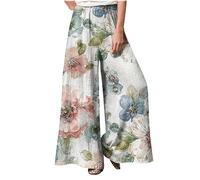 FUPODD Marlenehose Damen Elegant Hohe Taille Schnittmuster Jogginghose Damen mit Kordelzug Hose Damen Herbst Winter Latzhosen fur Damen mit Bündchen Hosen Damen Elegant Stretch