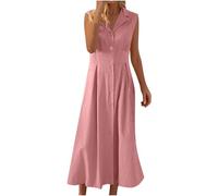 FUPODD Maxikleid Damen Sommer Boho-Kleid Luftige Sommerkleider Strickkleid Shirtkleid Strandkleid Damen Große Größen Umstandskleid Sommer Multiway Sommerkleidung Sommerkleid Lang Festliche Kleider