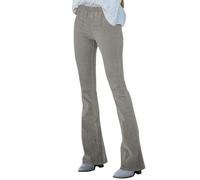 FUPODD Schlaghose Damen Cordhose Slim Fit Stoffhose Flared Freizeithose Leggings Bootcut Hosen Freizeit Hose Casual Büro Anzughose Elegante Yogahose Jazzpants Sporthose Bootleg Frauen Einfarbig