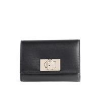 Furla 1927 M Geldbörse schwarz, genarbtes Leder, Damen