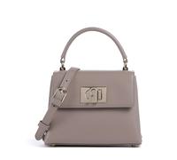 Furla 1927 Mini Handtasche taupe, genarbtes Leder, Damen