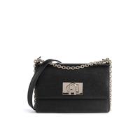 Furla 1927 Mini Schultertasche schwarz, genarbtes Rindsleder, Damen