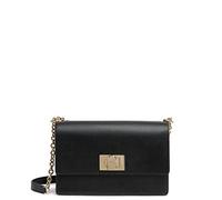Furla 1927 S Schultertasche schwarz, Leder, Damen