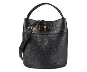 Furla Amelia Beuteltasche Leder 19 cm schwarz