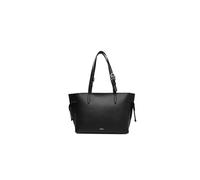 Furla Ava Shopper M aus schwarzem Leder, Schultertasche mit verstellbarem Doppelgriff, 43 x 22,5 x 11 cm