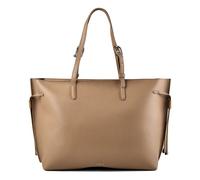 FURLA Ava Tote With Zip L Toffee + Nero int