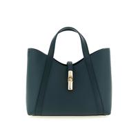 Furla bicolor Kalbsleder-Shopper Grün