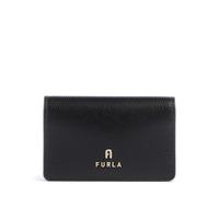 Furla Camelia Kreditkartenetui schwarz, genarbtes Leder, Damen
