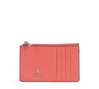 Furla Camelia M Kreditkartenetui koralle, genarbtes Leder, Damen