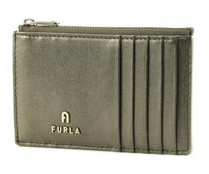 FURLA Camelia Zipped Card Case M Color Gold Bronze