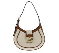 FURLA Club 2 Hobo Bag S Naturale + Cognac