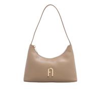 Furla Diamante Mini Schultertasche taupe, Leder, Damen