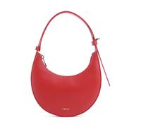 Furla Delizia Mini Schultertasche rot, fein genarbtes Leder, Damen