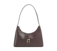 Furla Diamante Mini Schultertasche dunkelbraun, Leder, Damen