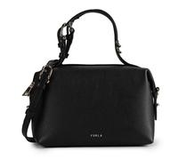 Furla Double Handtasche Leder 23 cm schwarz