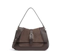Furla Flow L Schultertasche dunkelbraun, Leder, Damen