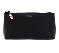 Furla Goccia M Kosmetiktasche schwarz, Leder, 17 x 10 x 7cm