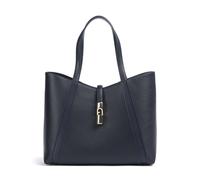 Furla Goccia L Shopper dunkelblau, genarbtes Leder, Damen