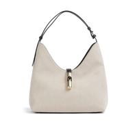 Furla Goccia M Beuteltasche beige/schwarz, Canvas, Damen