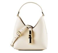 Furla Hobo Bags - Mini Trapezoidal Leather Hobo Bag With Iconic Hard - Gr. unisize - in Beige - für Damen