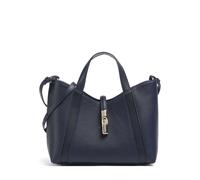 Furla Goccia S Handtasche dunkelblau, genarbtes Leder, Damen