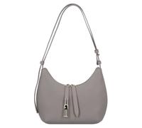 Furla Goccia Schultertasche Leder 22 cm grau