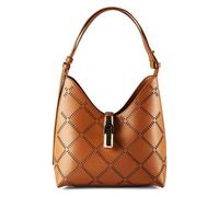Furla Goccia Schultertasche Leder 25 cm braun
