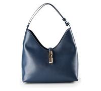 Furla Goccia Schultertasche Leder 30 cm blau