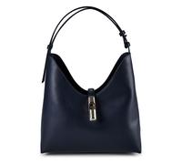 Furla Goccia Schultertasche Leder 30 cm blau