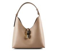 Furla Goccia Schultertasche Leder 30 cm grau