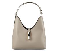 Furla Goccia Schultertasche Leder 30 cm weiss