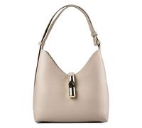 Furla Goccia Schultertasche S Leder 24 cm grau