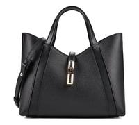 Furla Goccia Shopper Tasche S Leder 28 cm grau