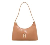Furla Diamante Schultertasche Leder 24 cm brandy
