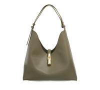 Furla Goccia Schultertasche Leder 30 cm grün