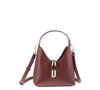 Furla Hobo Bags - Mini Hobo Bag With Trapezoidal Silhouette - Gr. unisize - in Rot - für Damen