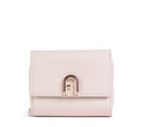 Furla Idea Geldbörse rosa, genarbtes Leder, Damen