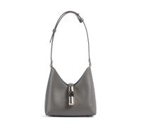 Furla Iride Mini Schultertasche dunkelgrau, genarbtes Leder, Damen