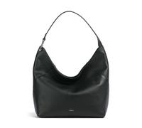 Furla Lara L Beuteltasche schwarz, genarbtes Leder, Damen