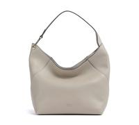 Furla Lara M Beuteltasche hellgrau, genarbtes Leder, Damen