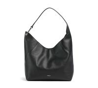 Furla Lara M Beuteltasche schwarz, genarbtes Leder, Damen